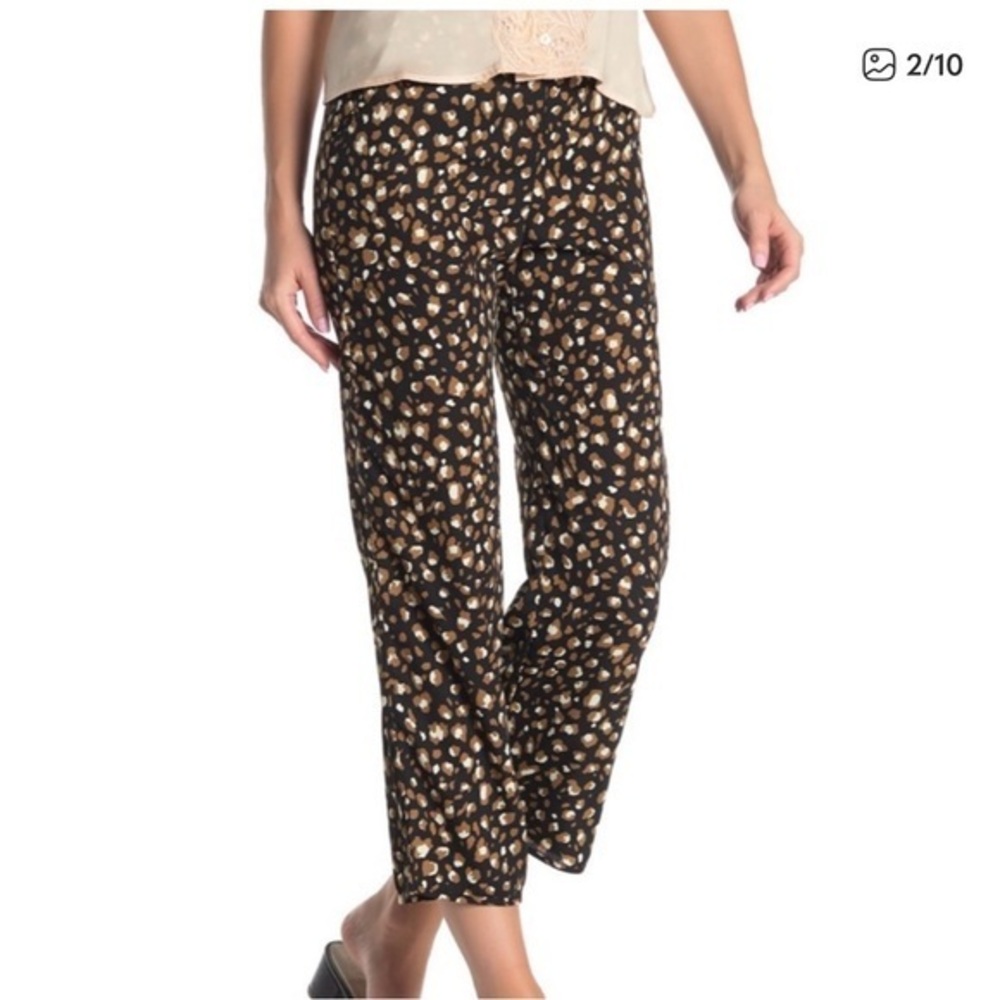 Stylish Black and Brown spot Women's Pants set